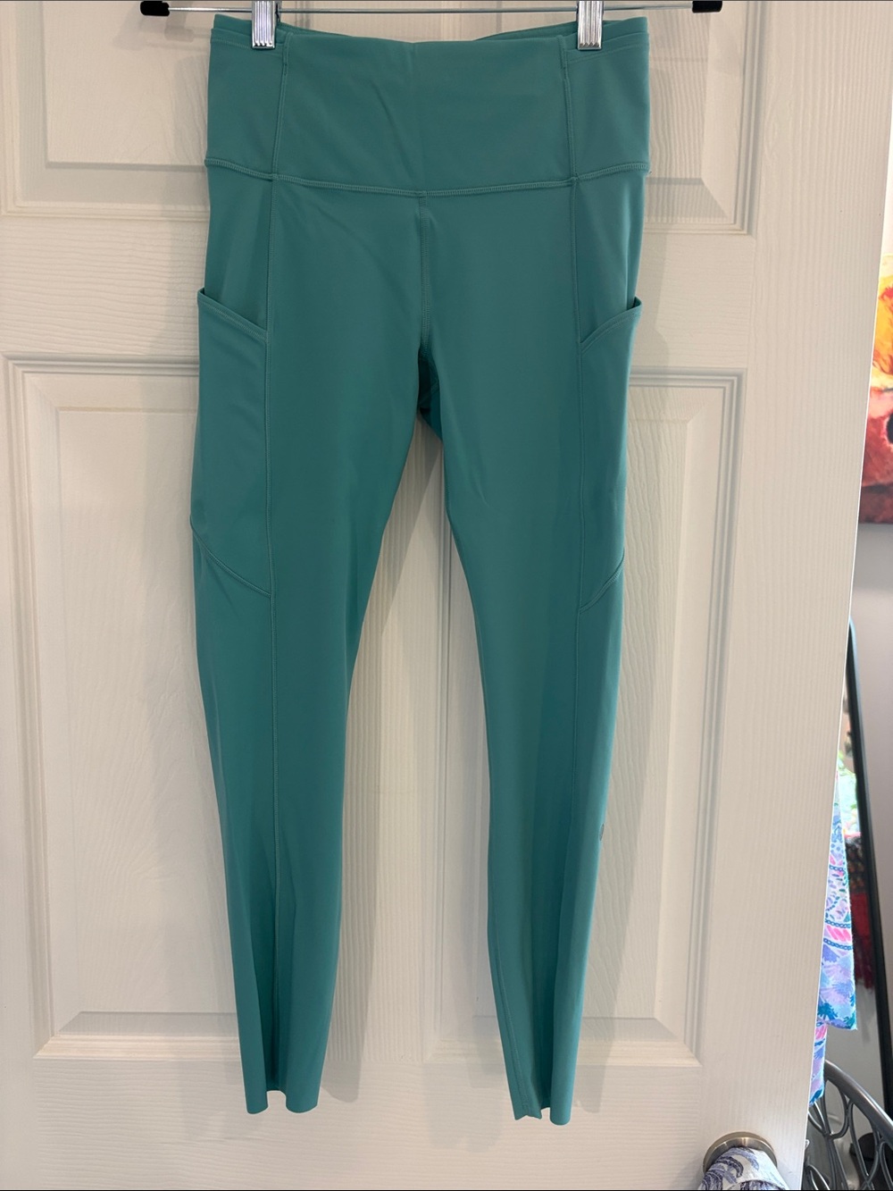 lululemon athletica Teal High-Rise Leggings with Side Pockets